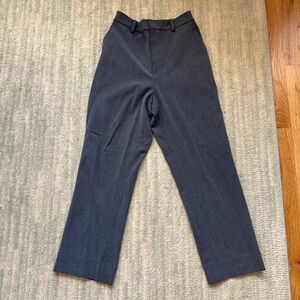 Uniqlo Grey Tailored Straight Leg Trousers